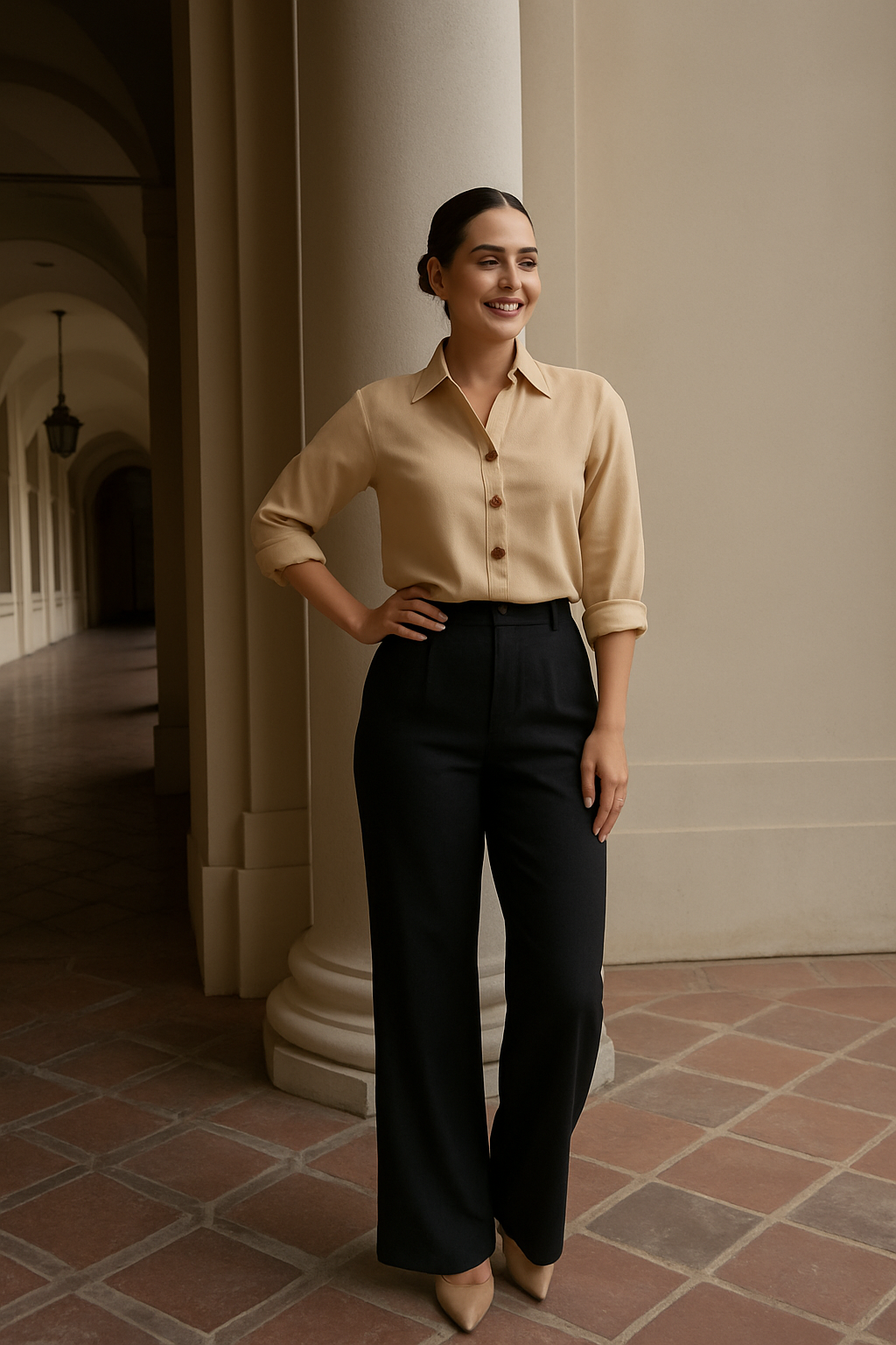 Camisa Viscolinho Heloa