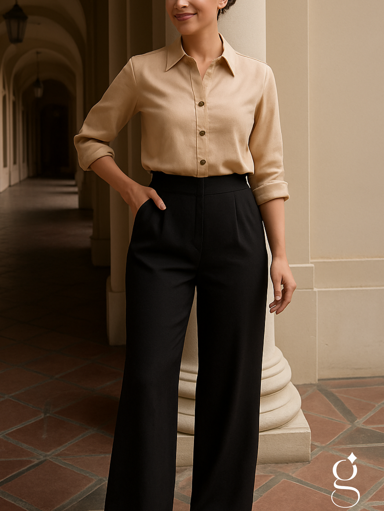 Calça Pantalona Alfaiataria