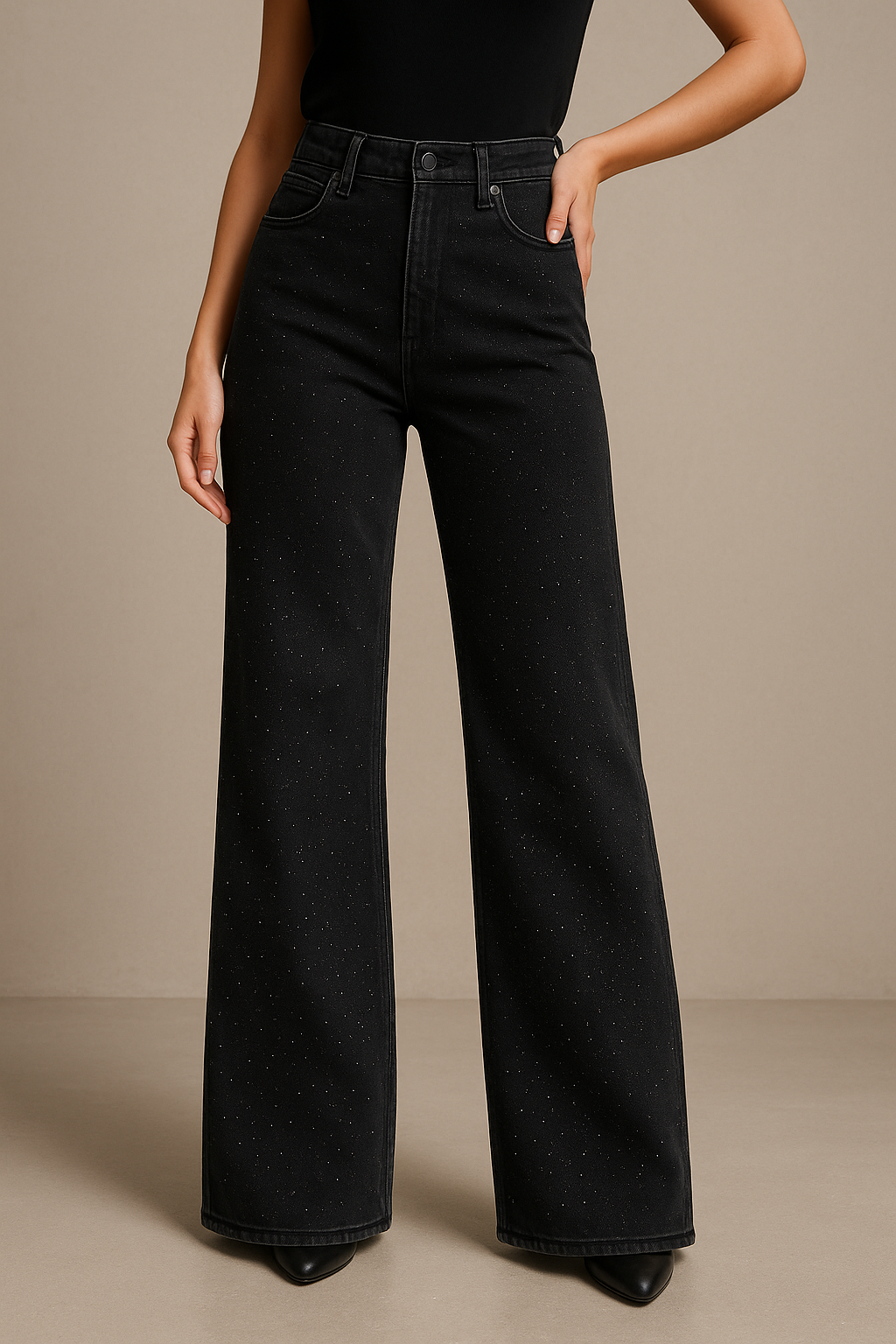 Calça Jeans Stella Total Strass