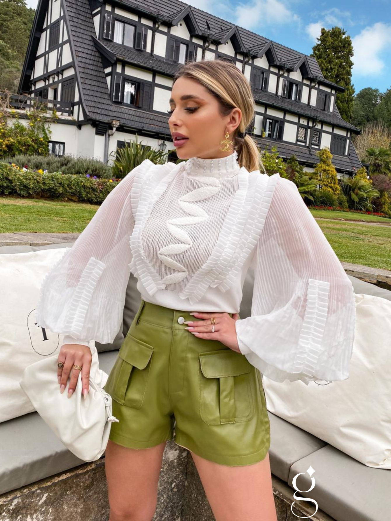 Camisa Chloe (Mangas Bufantes)