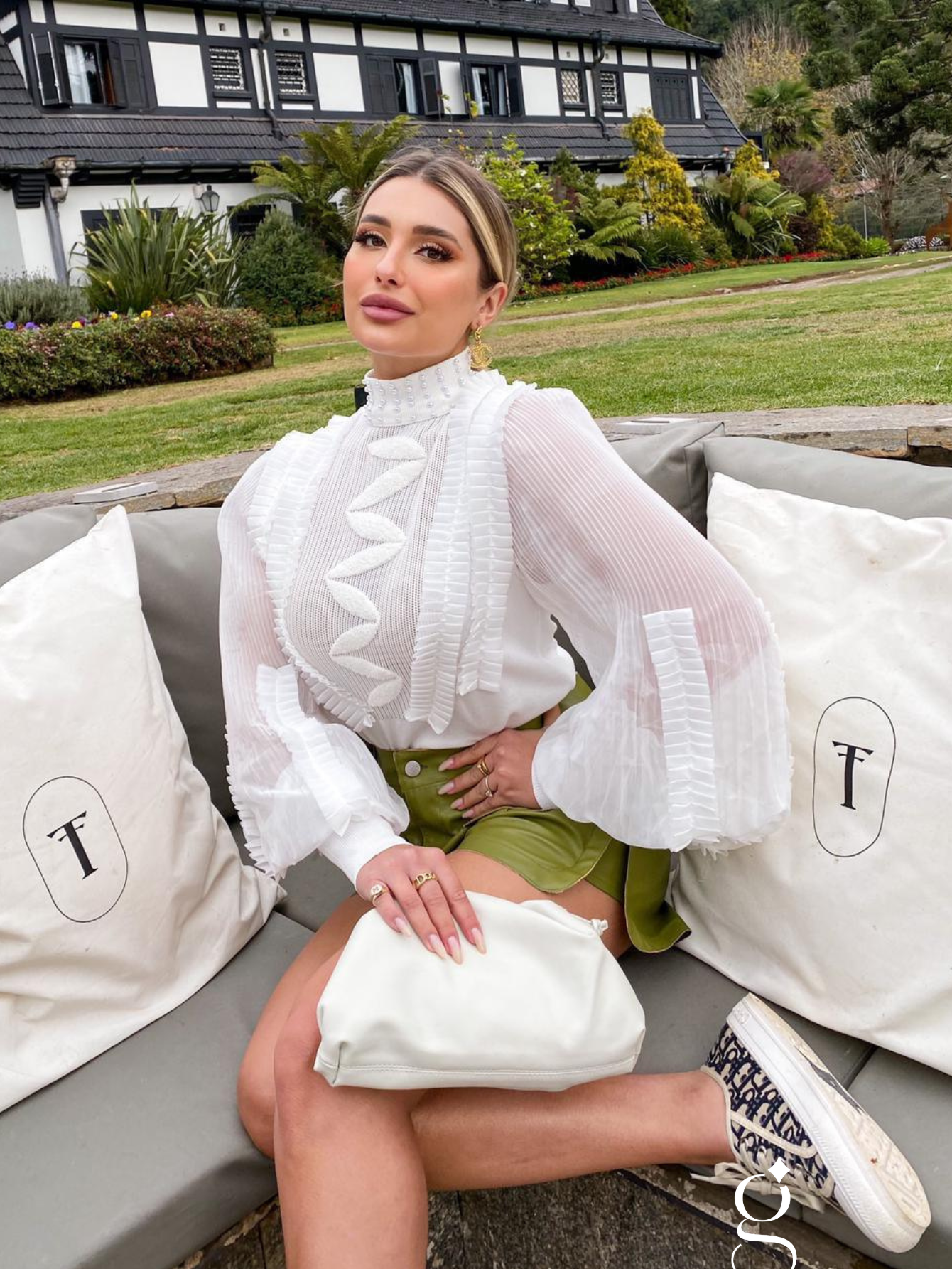 Camisa Chloe (Mangas Bufantes)